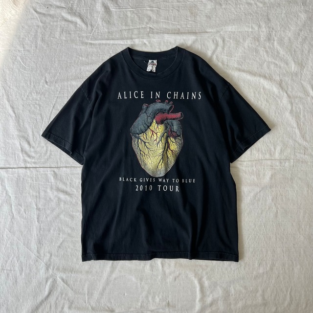 10 ALICE IN CHAINS バンドTシャツ メンズXL ブラック アリスイン 