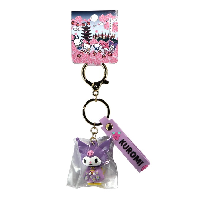 さんりおきゃらくたーずラバー立体キーホルダー クロミ(8403164)