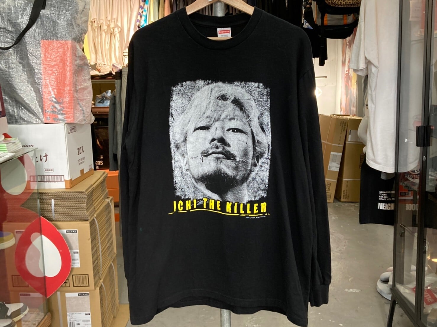 Supreme ICHI THE KILLER LS TEE BLACK LARGE 2577 | BRAND BUYERS OSAKA