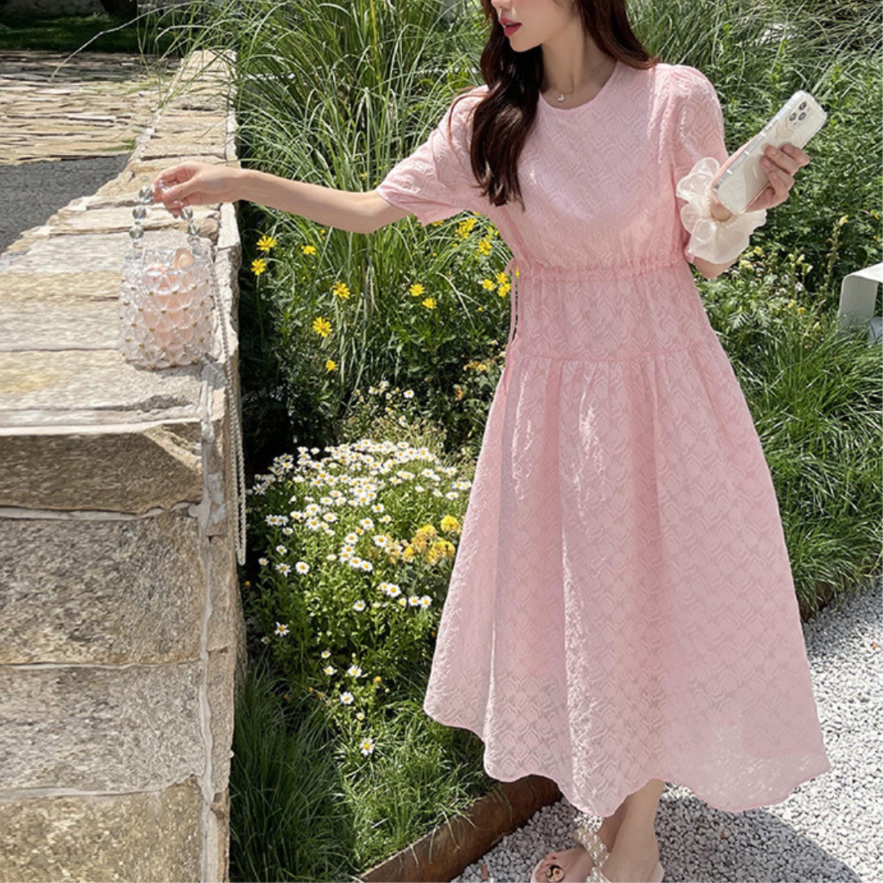 Waist-Defining Slimming Dress 5035