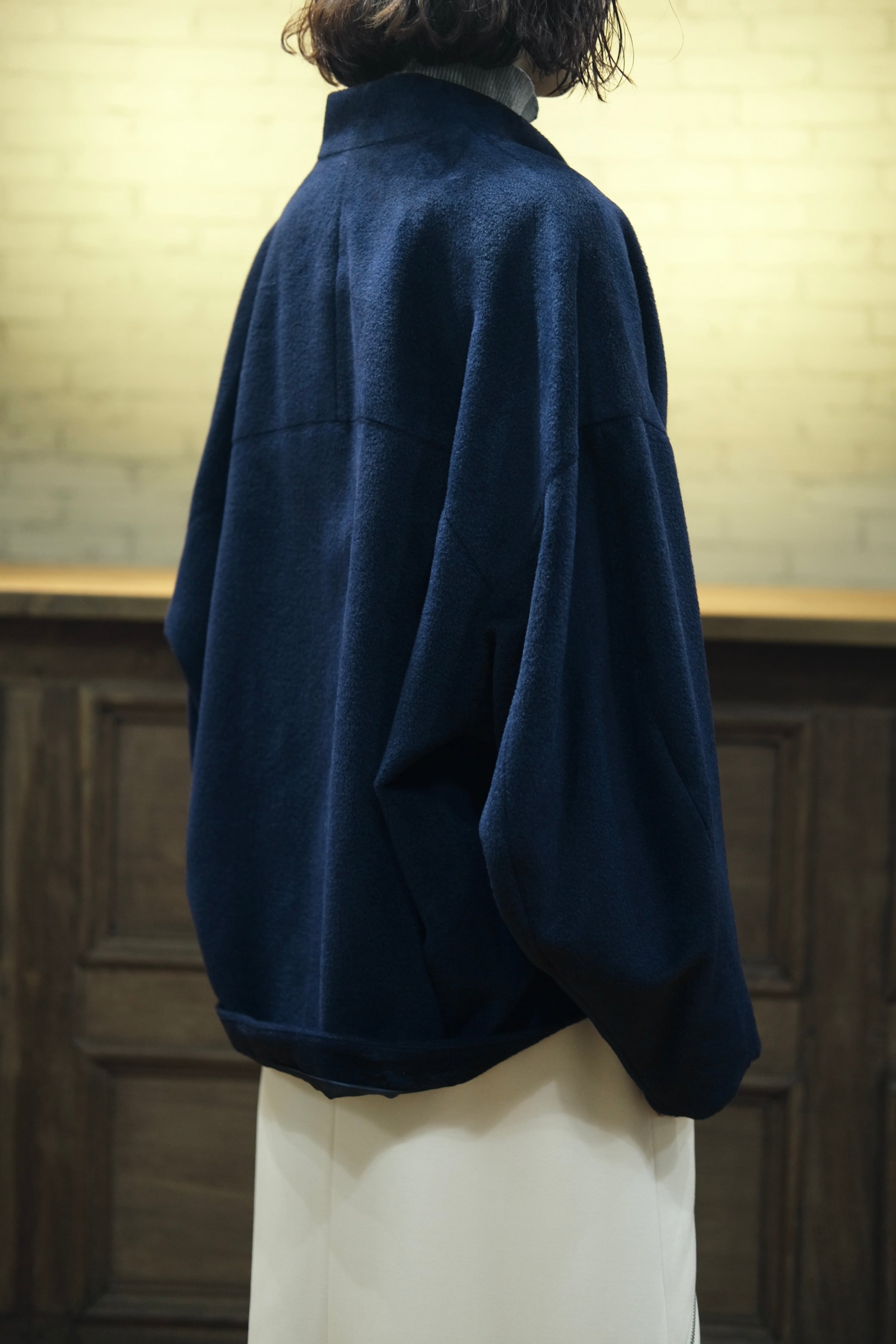 3*0様 mame kurogouchi AW24 アルパカ ブルゾン ジャケッ 3*0様 mame kurogouchi AW24 アルパカ ブルゾン ジャケッ 美品