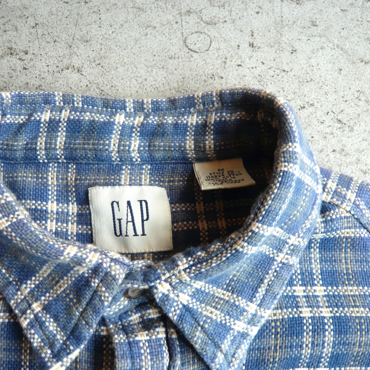 90s GAP LS シャツ ネルシャツ