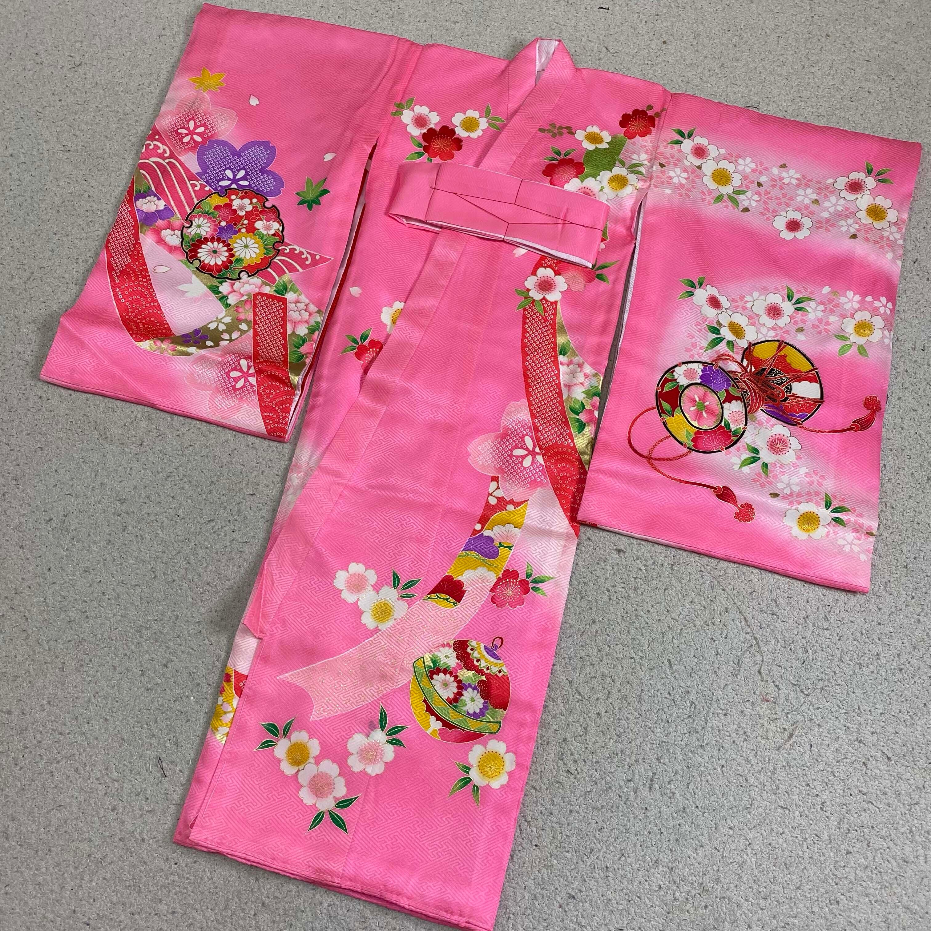 一つ身 女の子 正絹 1歳女児着物 初着 赤ちゃん 着物 71j1 一つ身 女の子 正絹 1歳女児着物 初着 赤ちゃん 着物 71j1