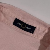 FRED PERRY フレッドペリー 鹿の子 BD ボタンダウン 半袖 ポロシャツ M /ピンク系 メンズ