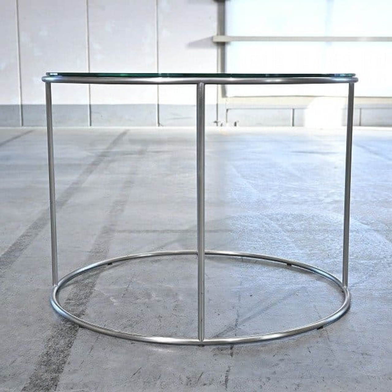 【引取限定】arflex 13万「TONDO」コーヒーテーブル B サイド センター ロー ラウンド アルフレックス トンド【 中古家具/中古インテリア/USED家具ユーズド家具/リサイクル】