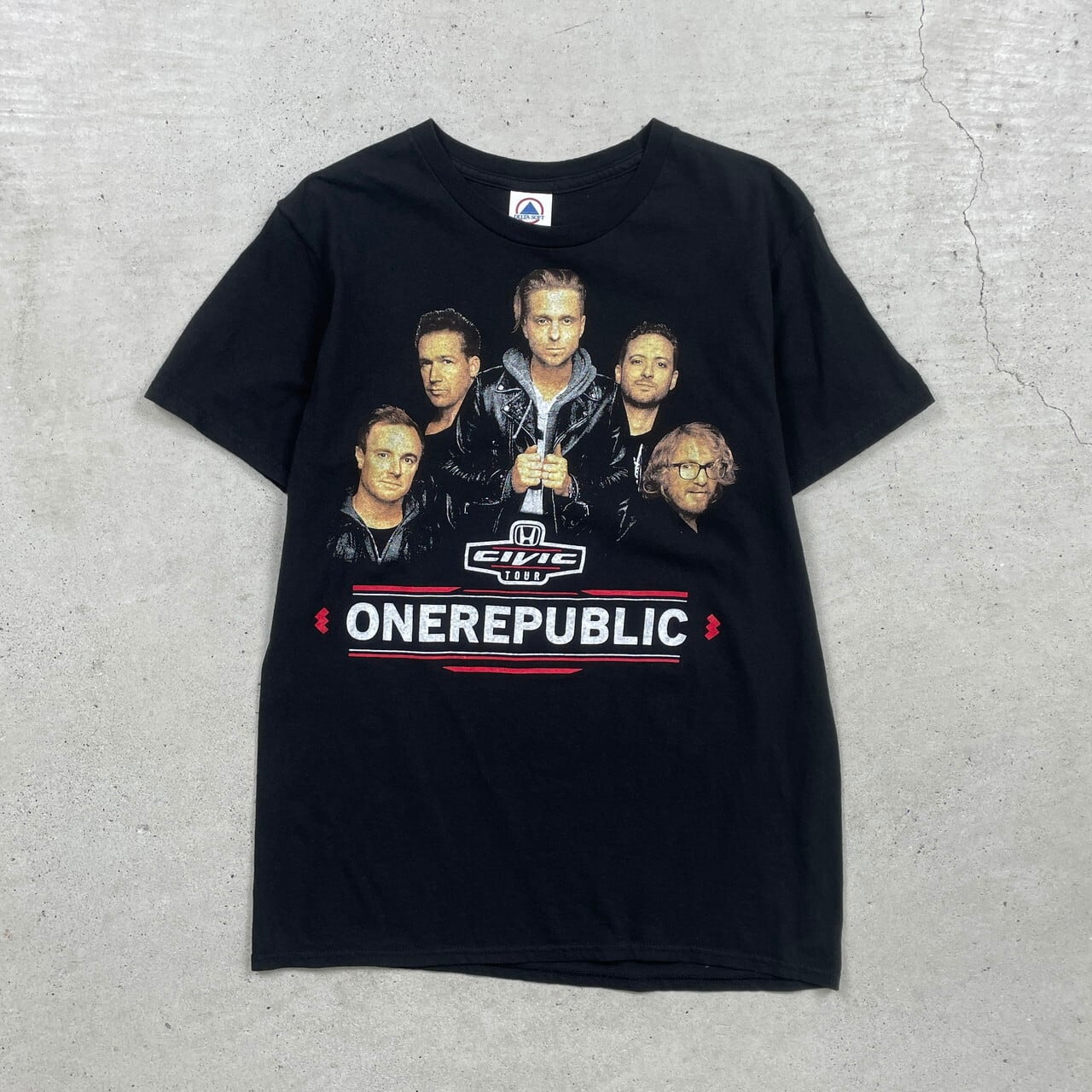 00年代 ONEREPUBLIC バンドTシャツ バンT ツアーT メンズM 古着 00s 