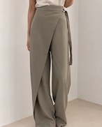 *即納* Minimal Wrap Slacks(Greige)