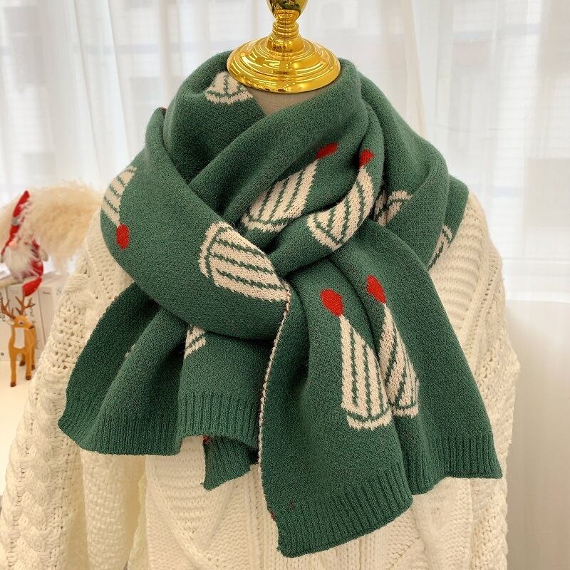 スカーフ ウィンターウールニット 冬物 ブラック・アイド・ピーズ62676907623