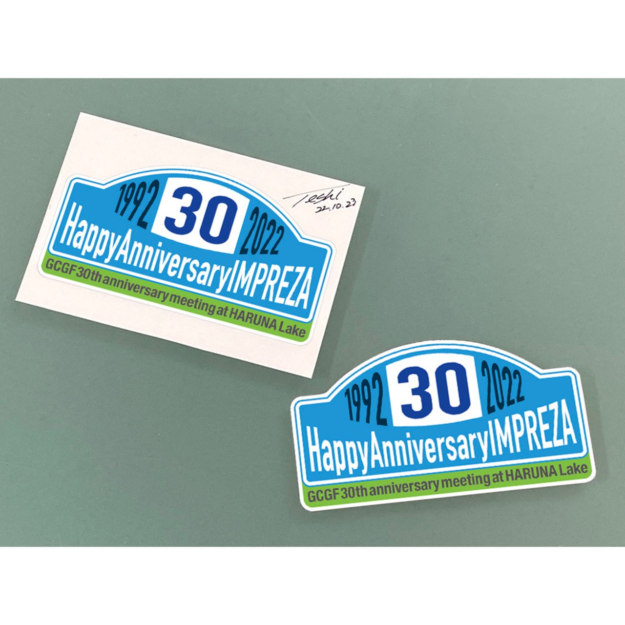【30YEARS ANNIVERSARY】『GCGF榛名オフ2022』ステッカー