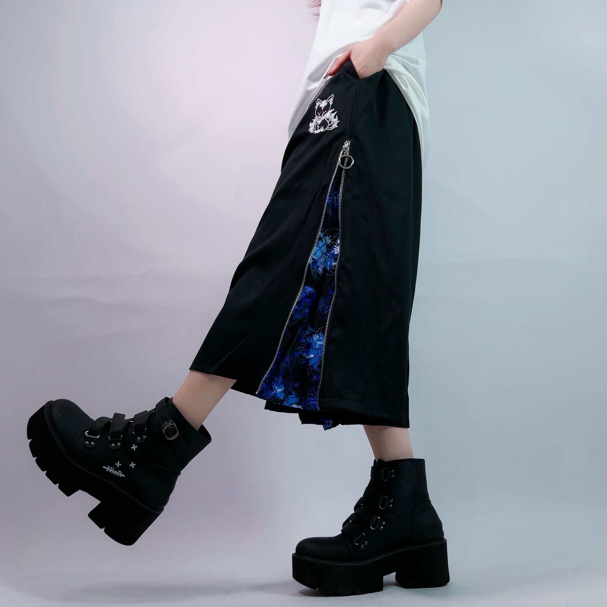 7分丈2WAY UNISEX WIDE PANTS【九尾刺繍入り】 | NIER CLOTHING