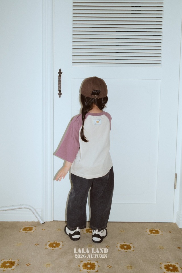 《予約》送料無料【lalaland】Latte Raglan Tee
