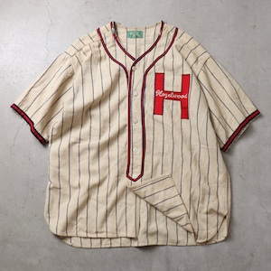 1950s  Baseball Shirts  "Hazelwood University"  L位　D334