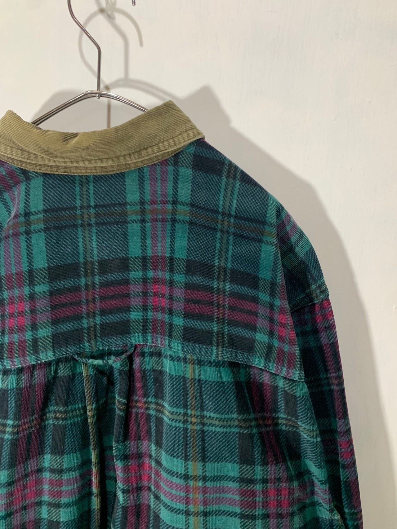 90s  Eddie Bauer flanne Shirt【S】