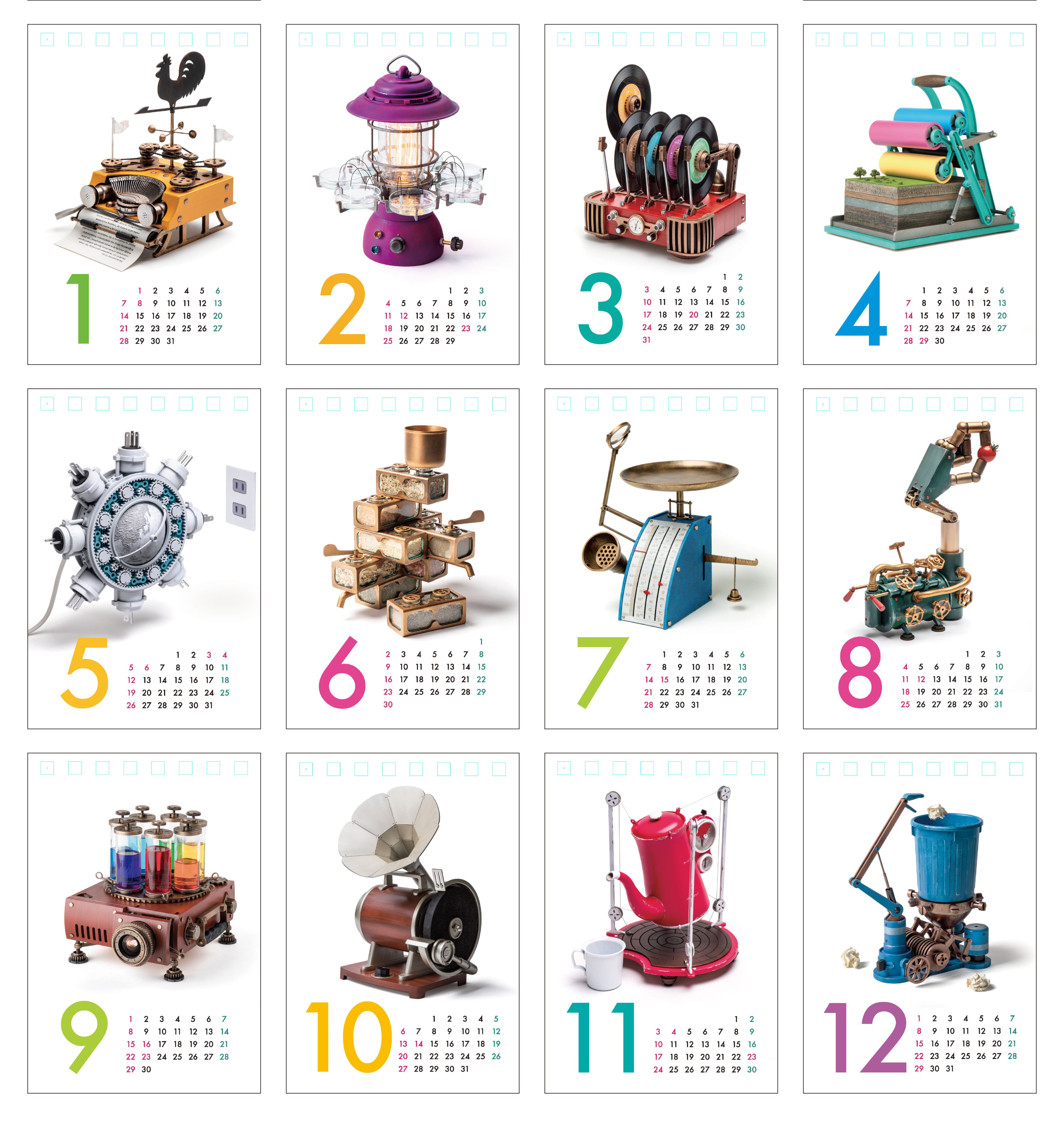 卓上カレンダー【mini Calendar 2024】 | PANTOGRAPH Store