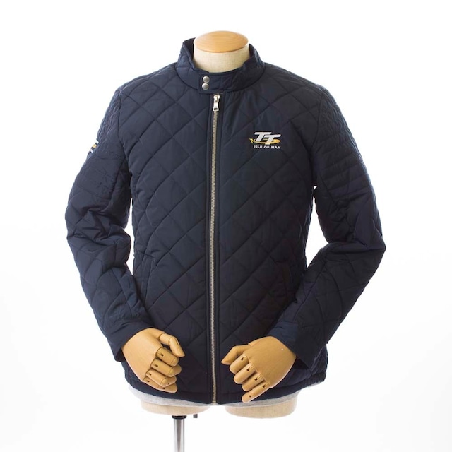 TT Diamond Quilt Ladies Jacket Navy