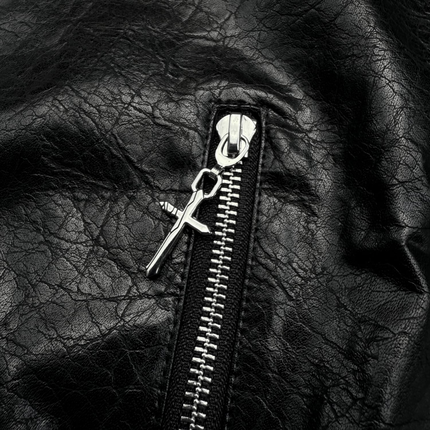 LAST NEST / Leather Half Zip Jacket (HOLICK Exclusive) | HOLICK