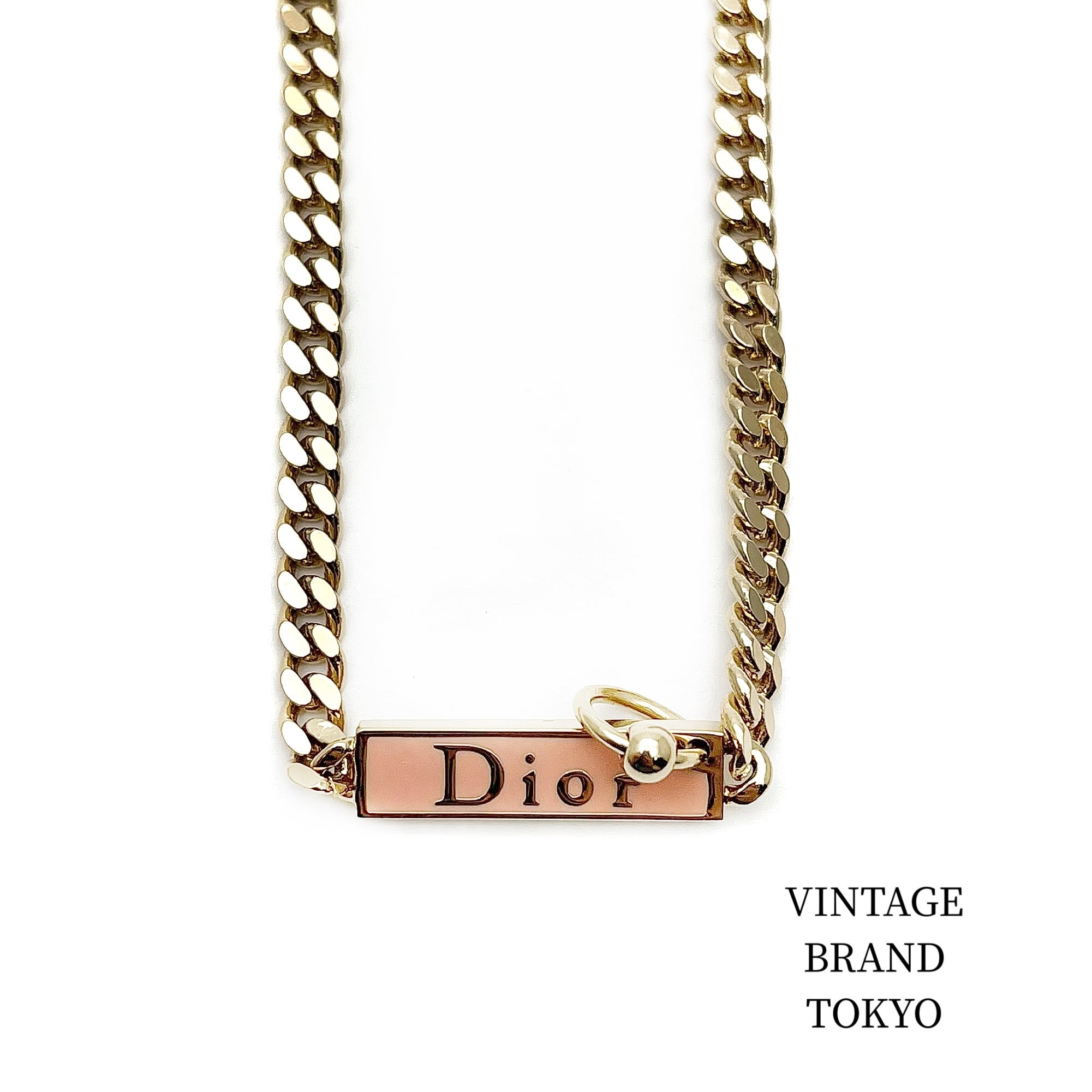 Christian Dior クリスチャンディオール チョーカー プレート 喜平  