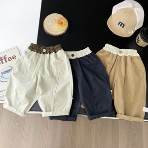 【秋作】バイカラーカジュアルパンツ