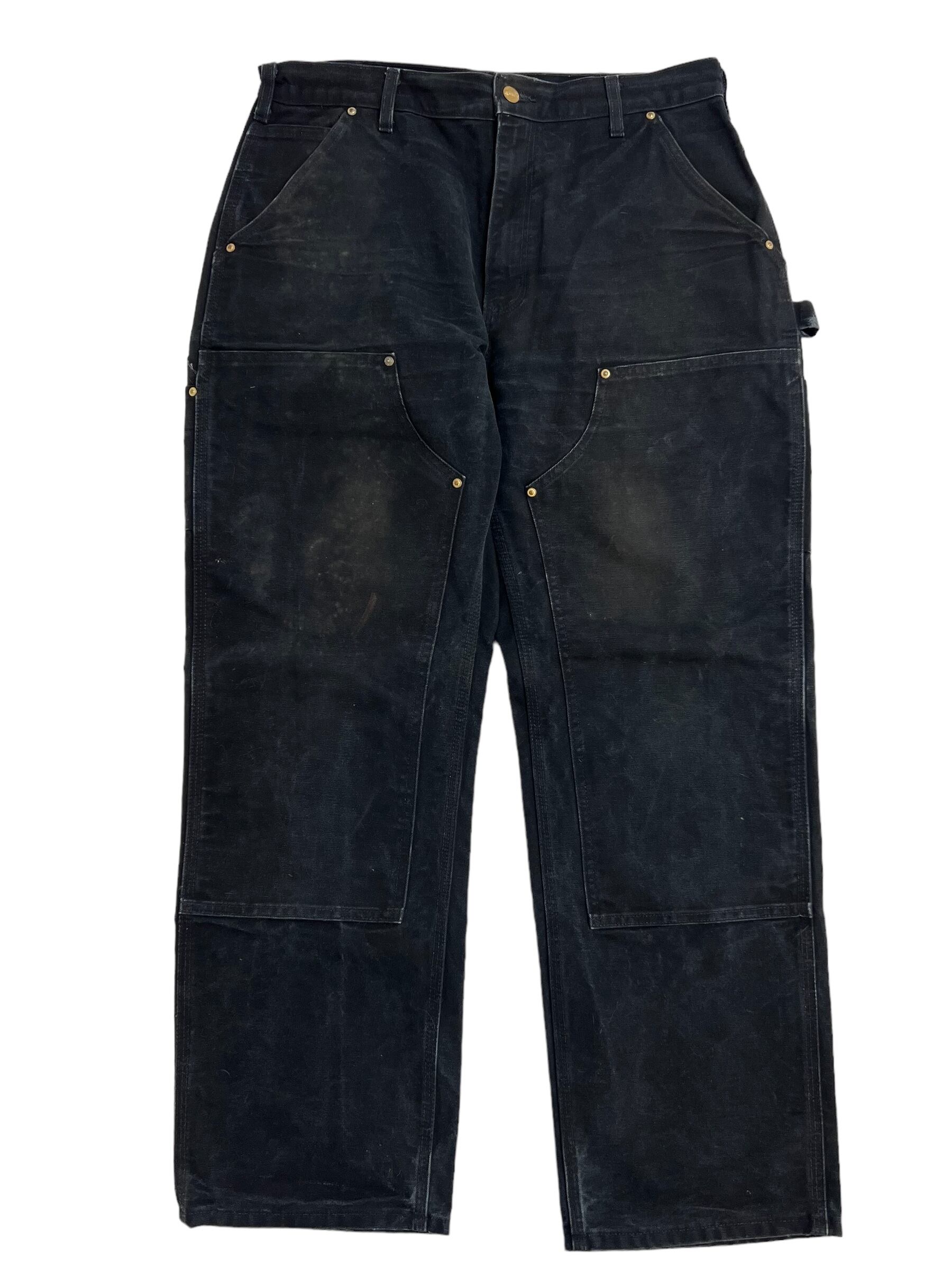 US Carhartt ペインターパンツ ワイドデニム フェード W34 US Carhartt ペインターパンツ ワイドデニム フェード W34