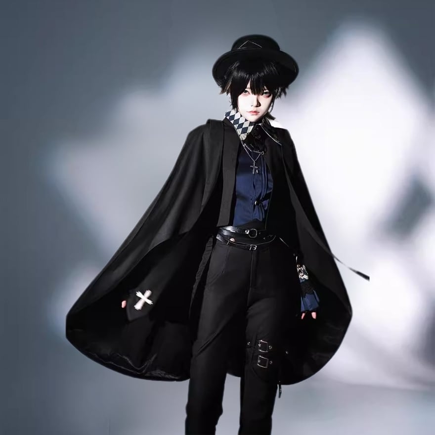 王子系 男装ファッション CastleToo 皇子系ロリィタ レザーストラップ