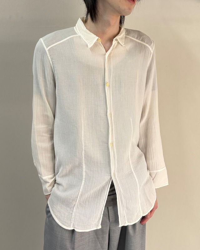 【Neil Barret】cotton gauze shirt