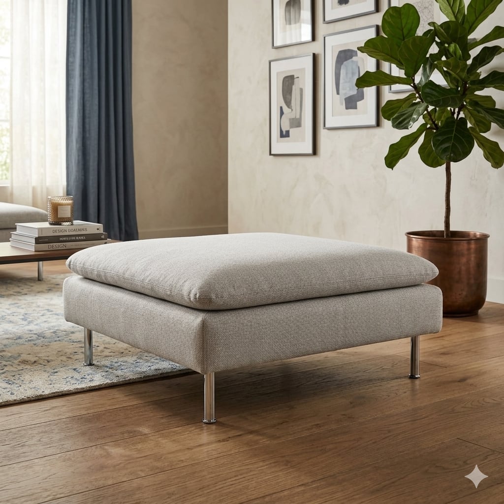 美品】IKEA ソーデルハムン オットマン 【公式通販】