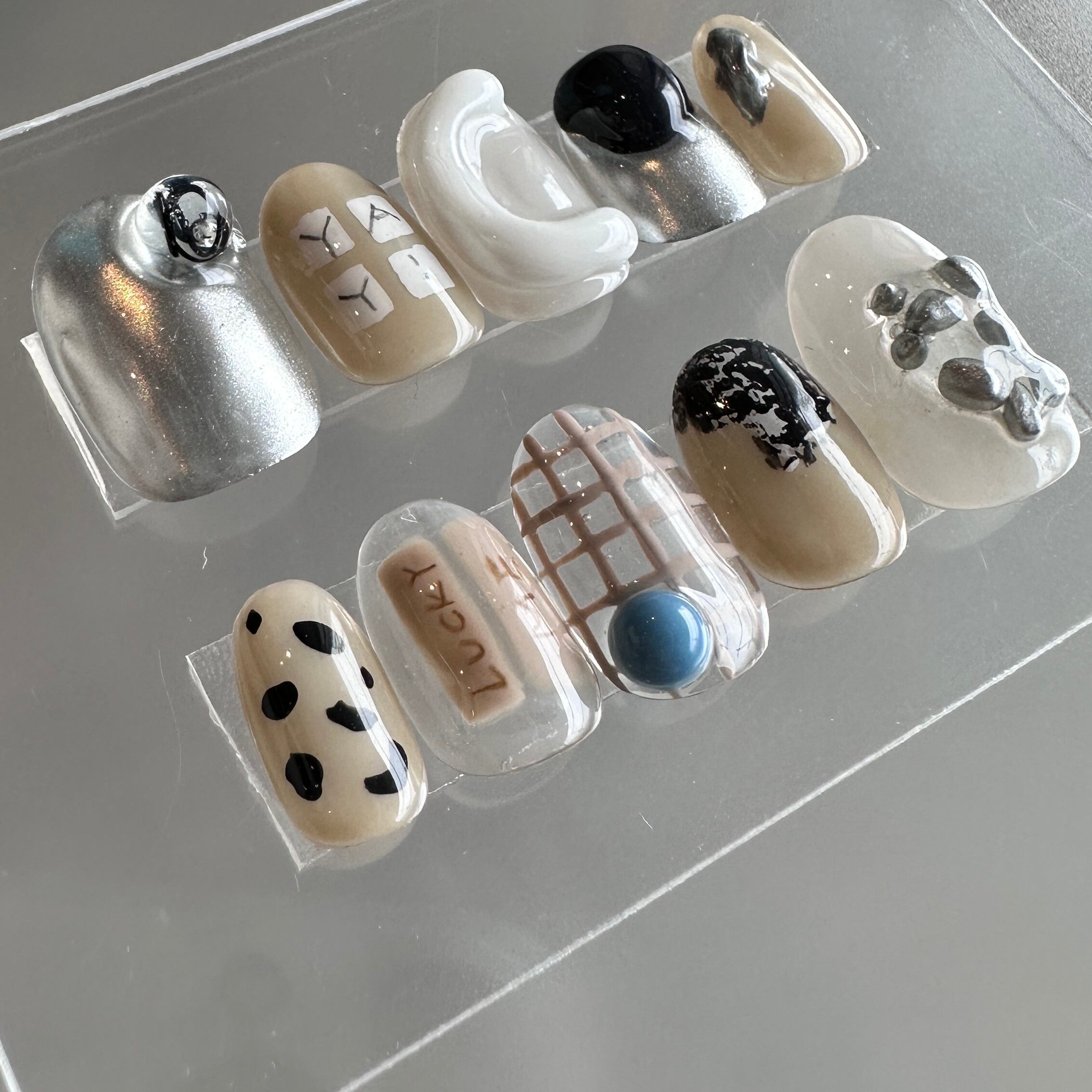 lucky me【現品ネイルチップ】サイズ:M | tdp.studio