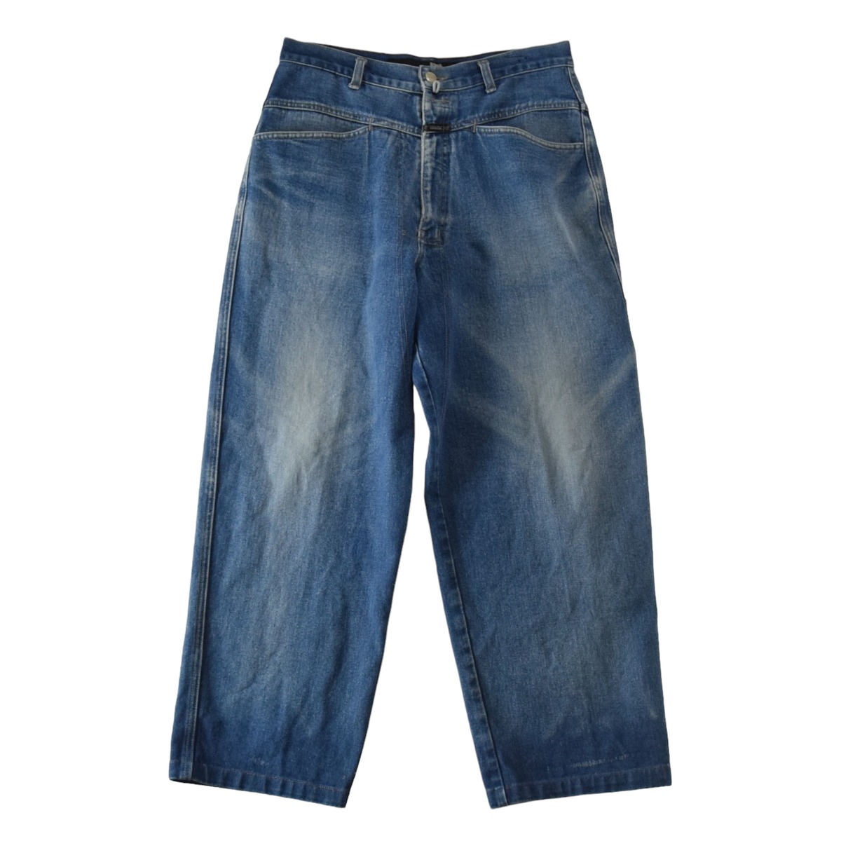 Pantalon Large En Velours Marron Marithé Et François Girbaud - Taille 44 - Occasion Très Bon état
