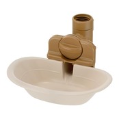 リッチェル(Richell) ドッグウォーターディッシュ M アイボリー ペット 犬 給水 ボトル 水飲み 器 取り付け 可能 156223