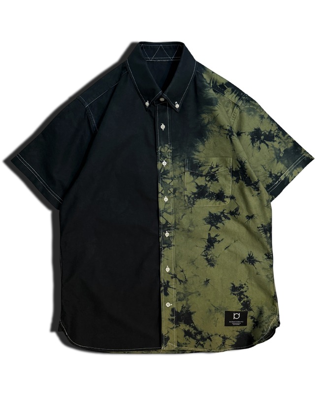 【2着限定販売】黒染めオックスフォードシャツ 樹海