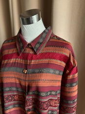MADE IN MACAU jacquard fabric over size shirt-4444-11