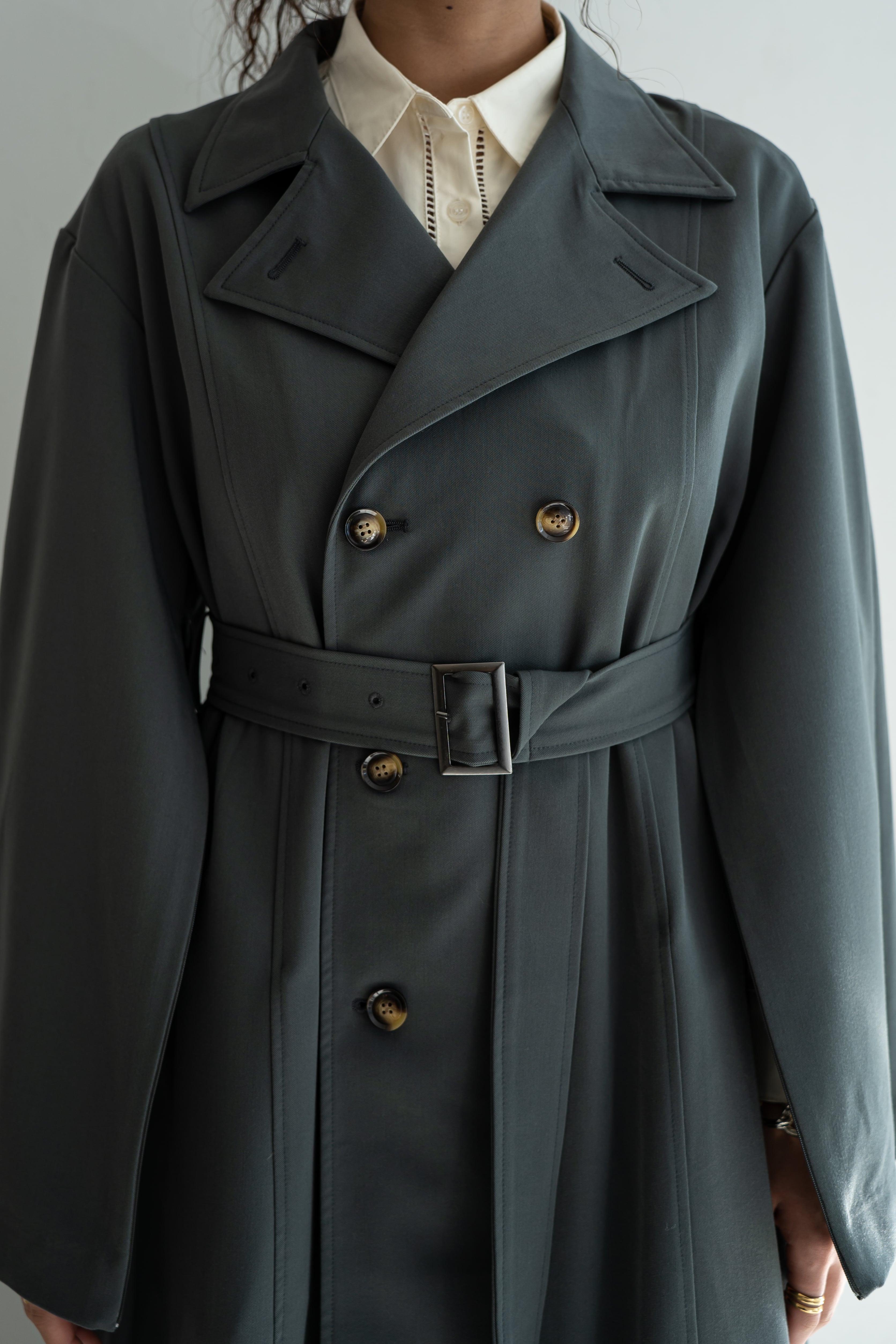 DESIGN SLEEVE TRENCH COAT 【CA2S-C290】 | CIEL'AIR