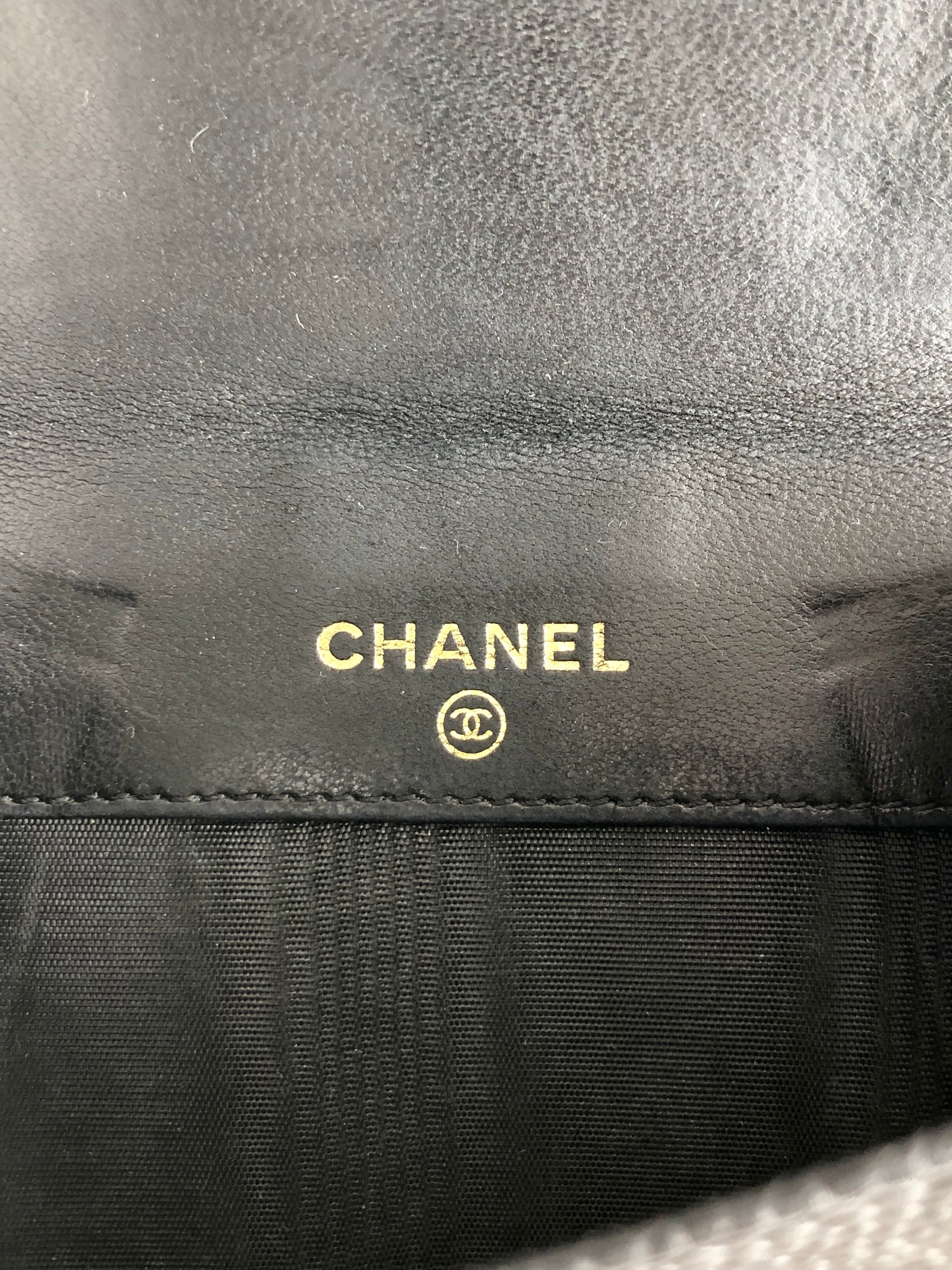 honey beeヴィンテージ CHANEL 財布 シャネル ココマーク CHANEL（シャネル） ココマーク ビコローレ がま口付 長財布 レザー