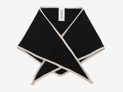 UMILE Yarn KNIT STOLE / BLACK