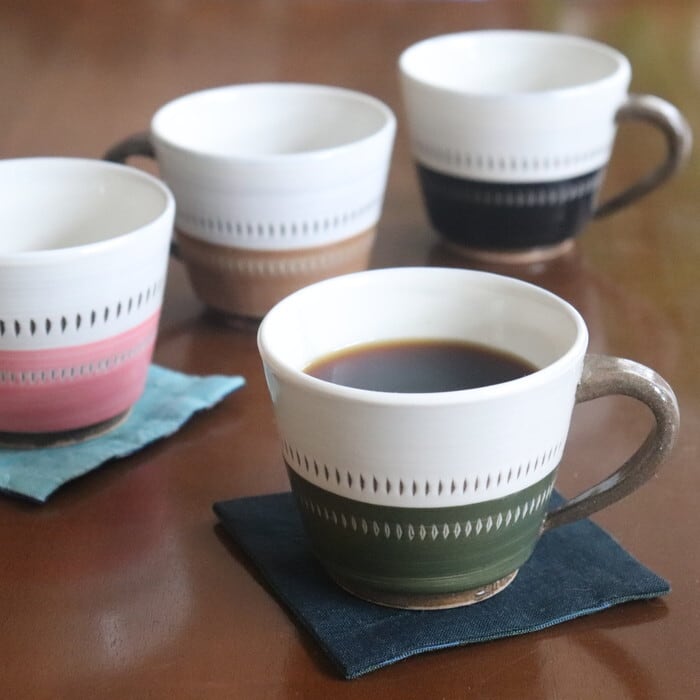 波佐見焼 太一窯 ミモザ 茶碗 青 | Pay ID