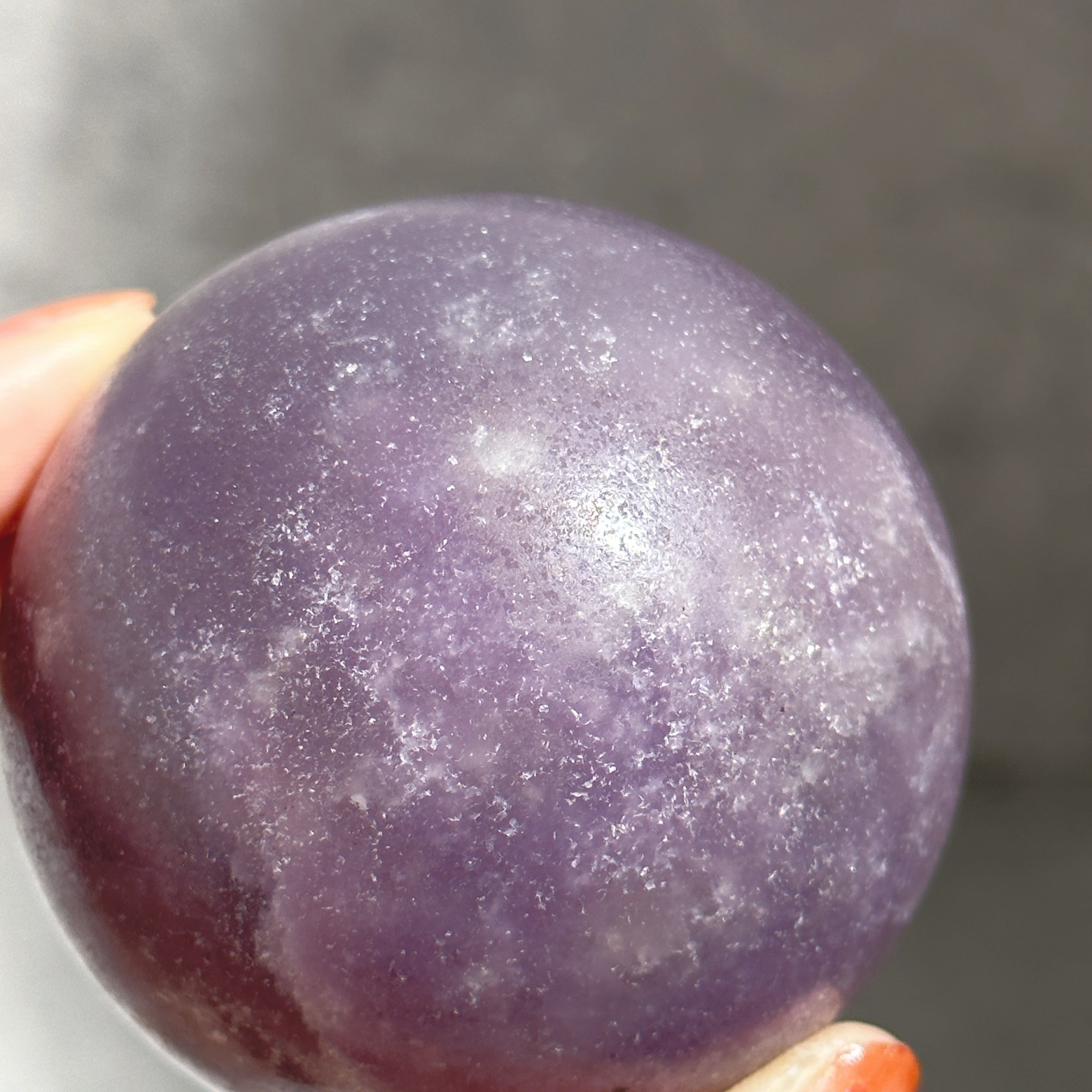 【匿名発送】72ミリ レピドライトスフィア レピドライト スフィア02◇Lepidolite◇天然石・鉱物・パワーストーン