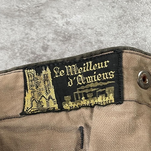 30-40s Le Meilleur フレンチワーク 太畝コーデュロイ ブラウン 詳細写真2