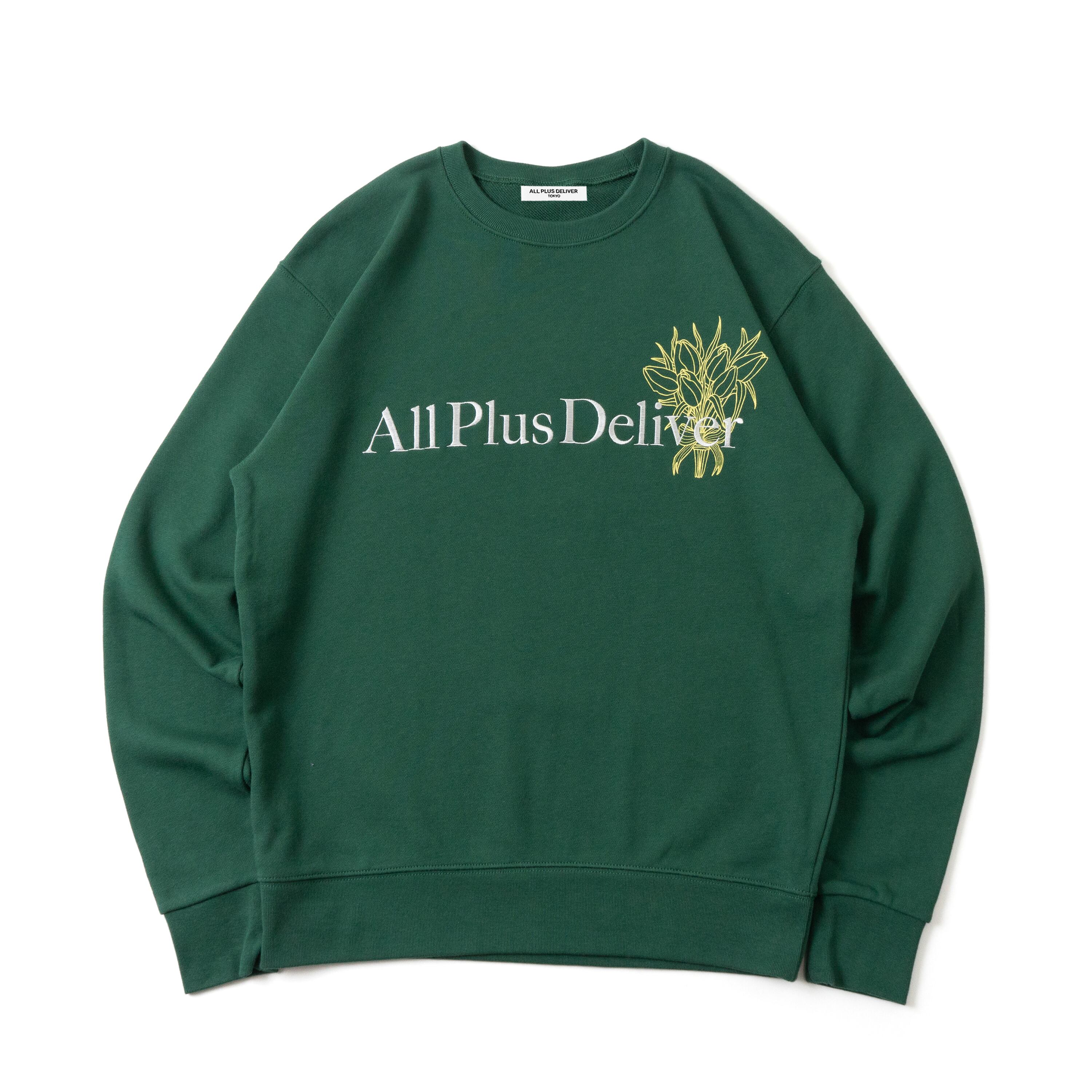 ALPSDR MIX TULIP SWEAT / GREEN