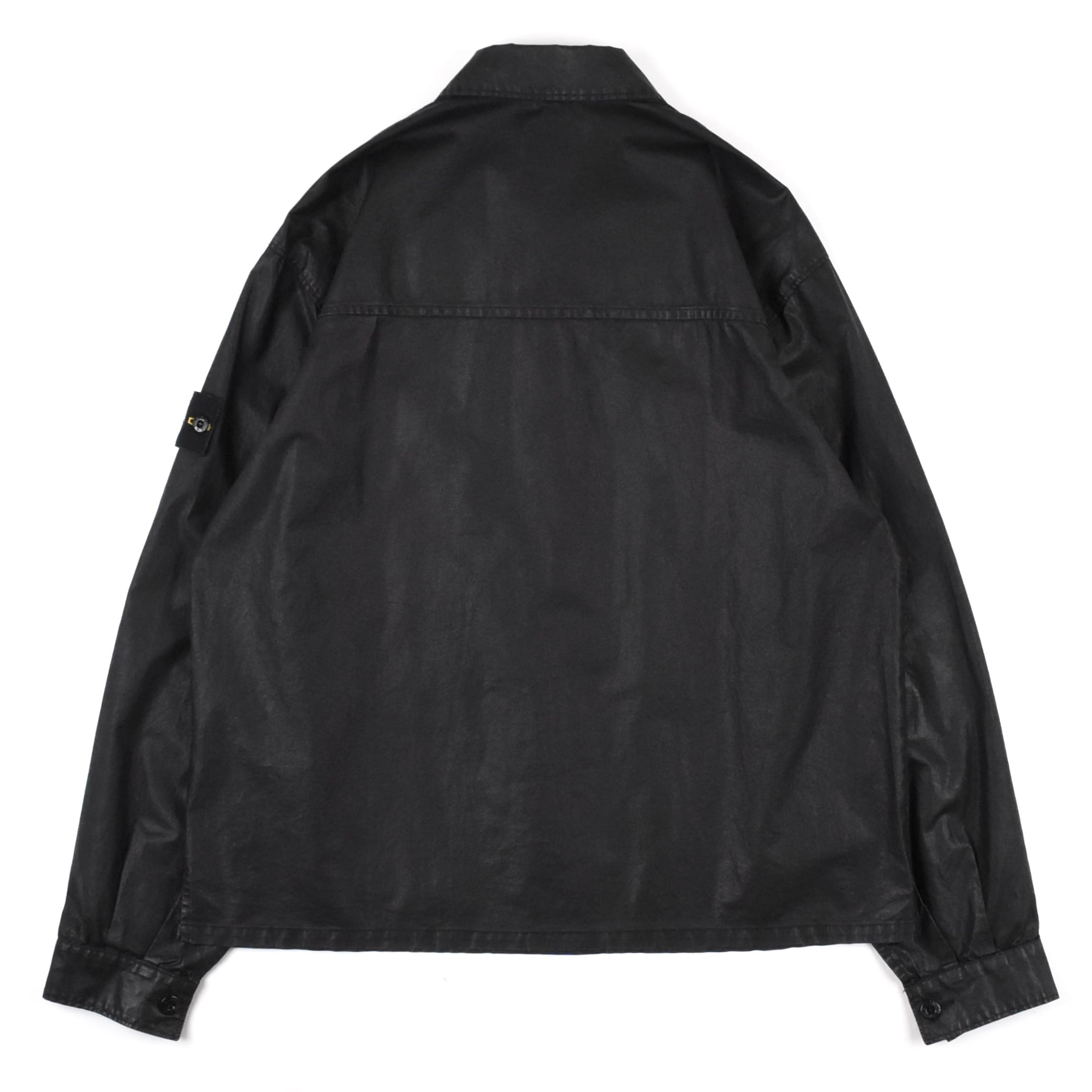 2000ss STONE ISLAND VULCANISED COTTON OVER SHIRT JACKET | PLAIRE