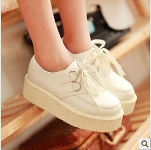 【新作】【送料無料】 2017新しい女性の靴英国スタイルのプラットフォームプラットフォームシューズ学生靴卸売-アリババ 10b767121459015