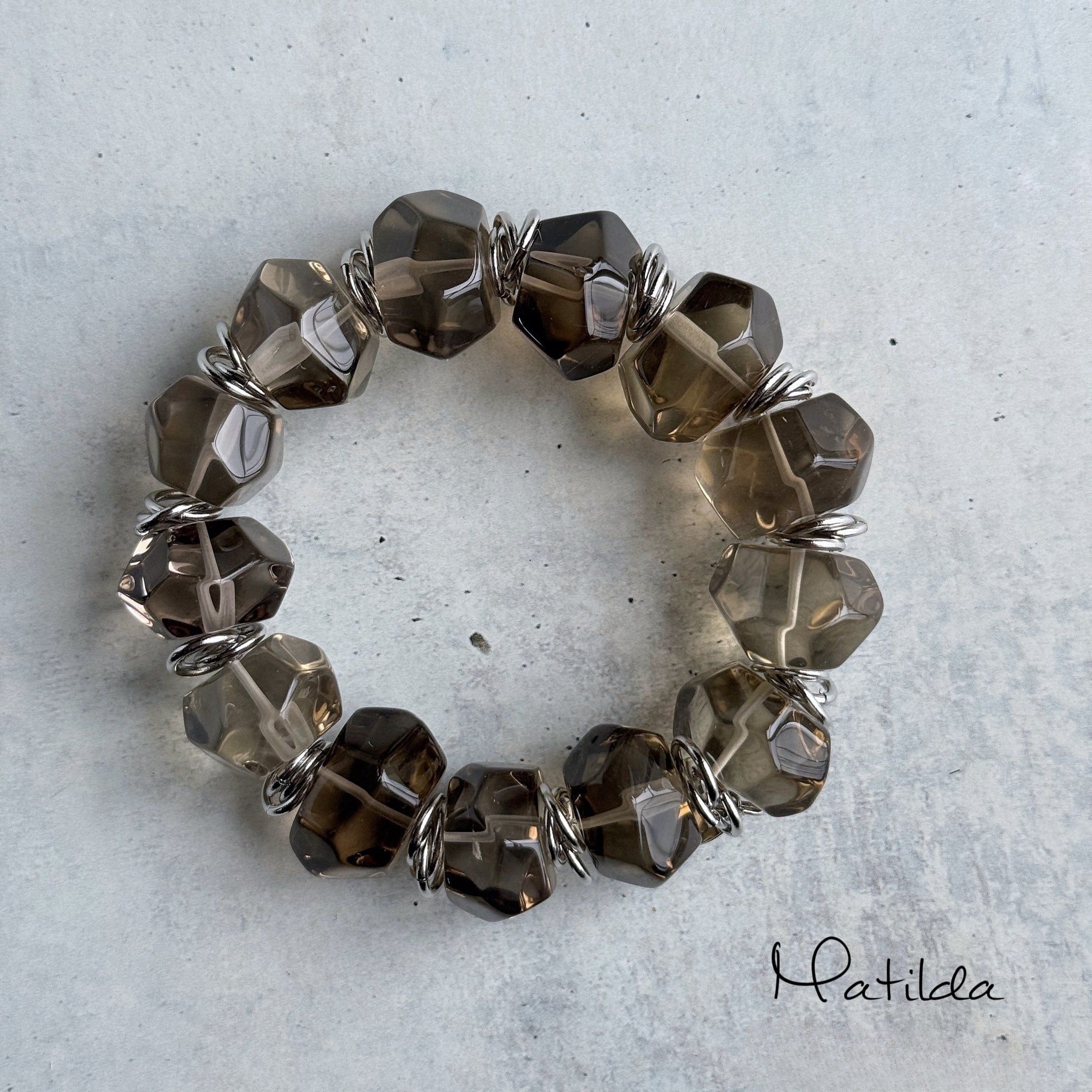 tumble bracelet(スモーキークォーツ)