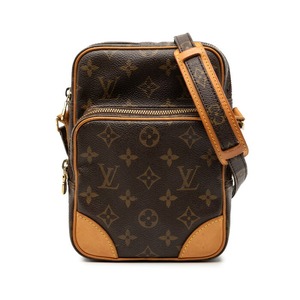 ルイ ヴィトン モノグラム アマゾン 斜め掛け ショルダーバッグ M45236 ブラウン PVC レザー レディース LOUIS VUITTON 【中古】