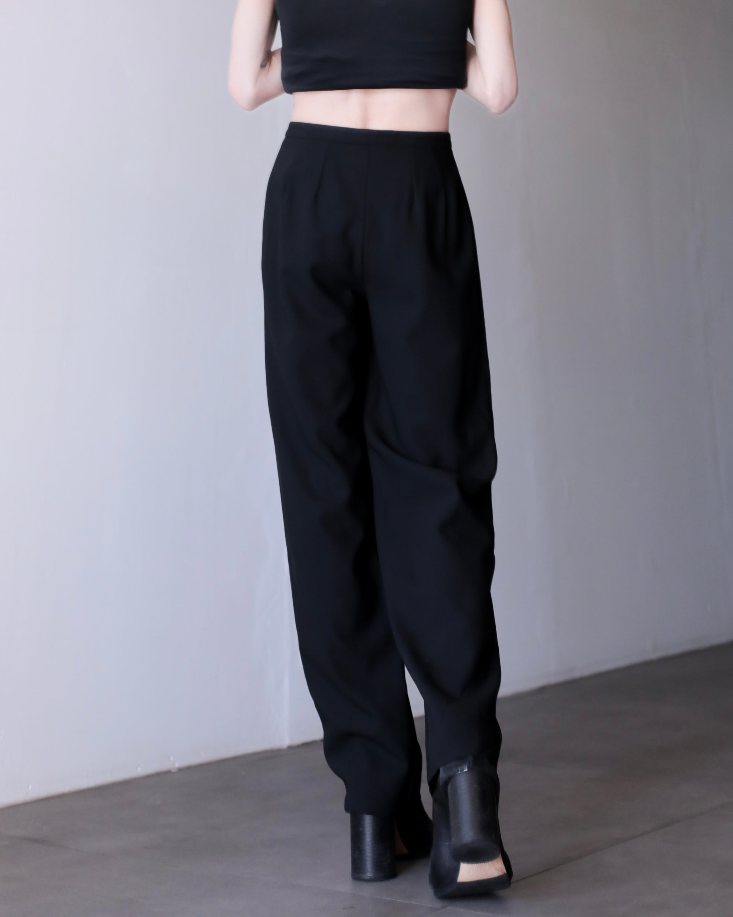 1990~ GIORGIO ARMANI CLASSICO pure new wool fabric slacks | oo vintage