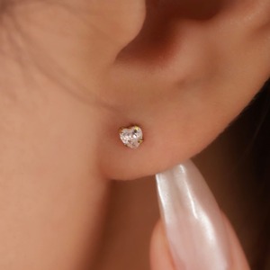 316L heart zirconia pierce #p61