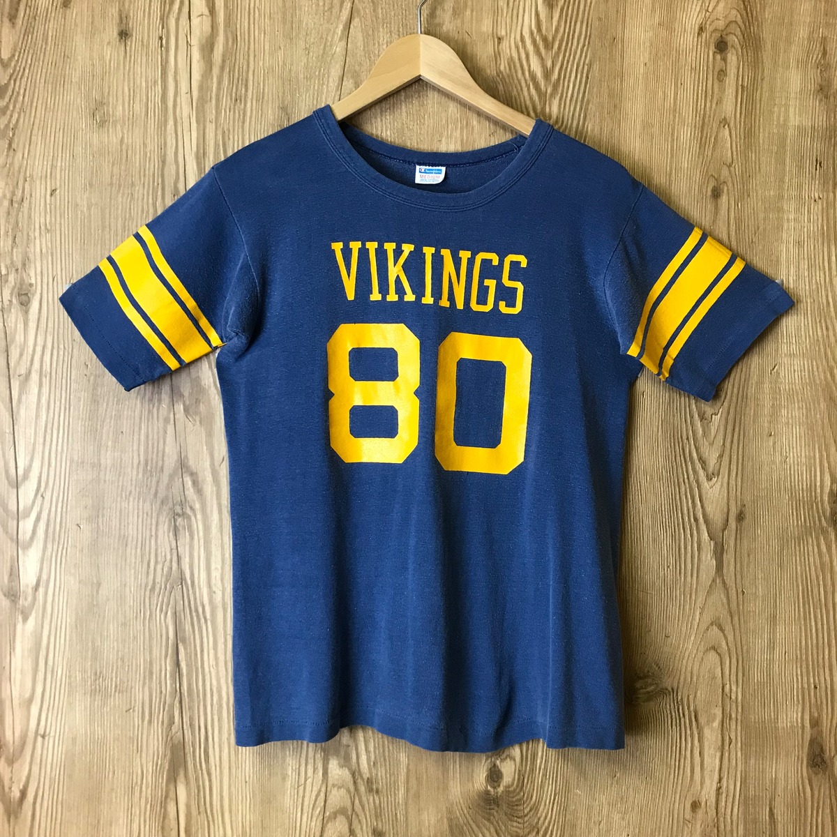70s USA製 バータグ後期 チャンピオン 半袖Tシャツ ホーネッツ ラバー 