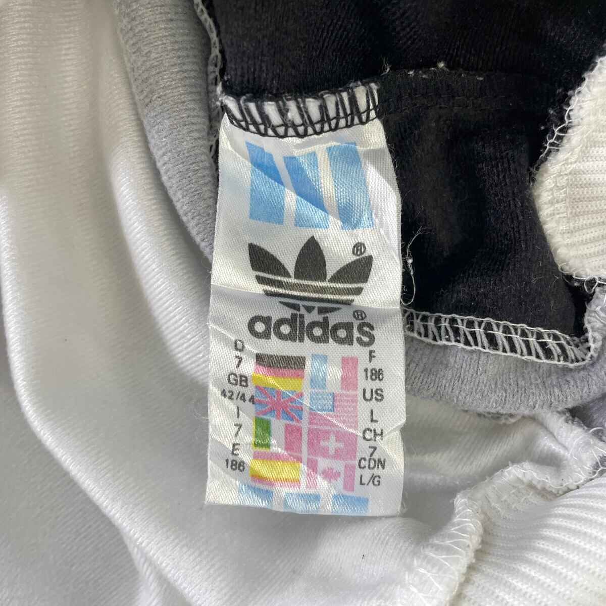90年代 adidas アディダス 半袖 ジャージ トラックジャケット メンズXL