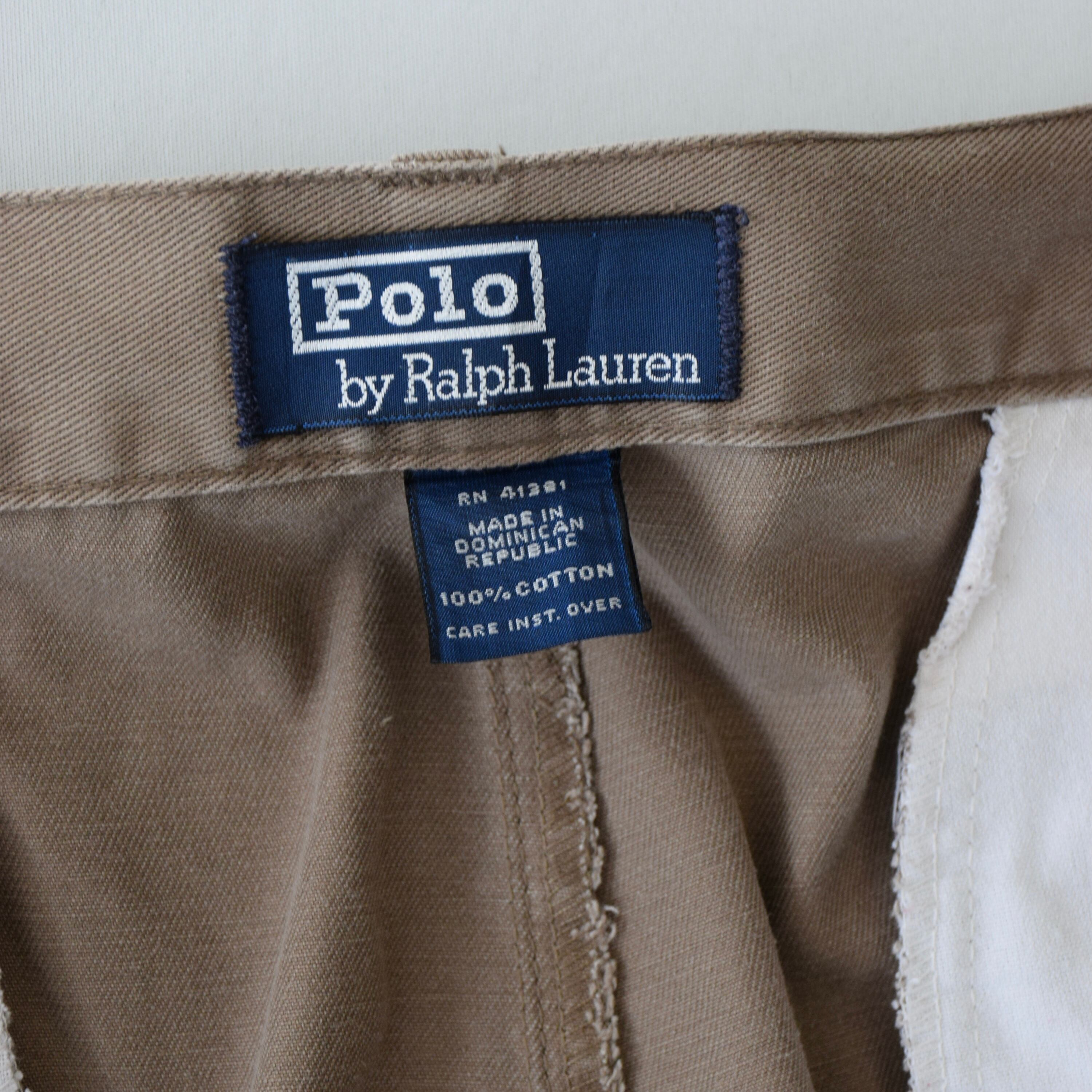 90's Polo by Ralph Lauren 初期タグ チノパンツ メンズ W34 L32