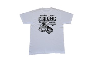 【S】Angler's Base Native Trout fishingTshrit ﾎﾜｲﾄ S