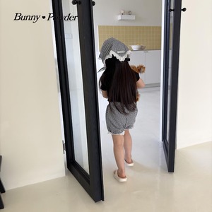 [Bunny Powder] (Planning) Check Bloomer Pants / [버니파우더] 기획)체크블루머팬츠