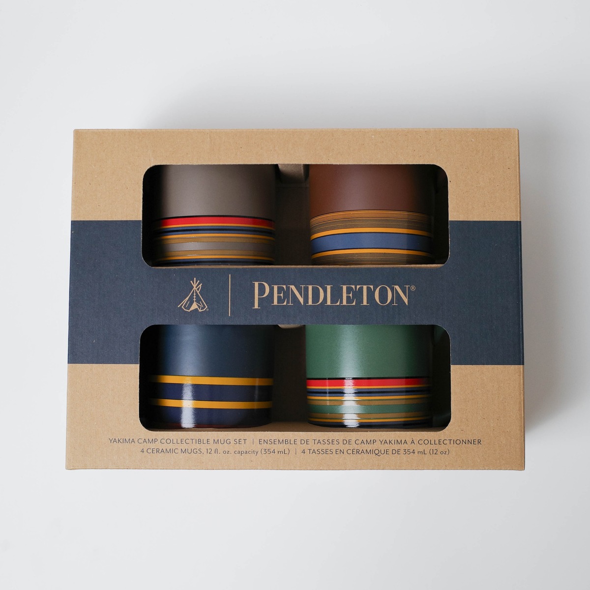 [NEW] PENDLETON Ceramic Mug（4pcs Set） | double